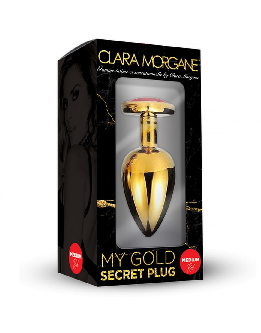 Plug Anal My Gold Secret Taille Medium Marque Clara Morgane