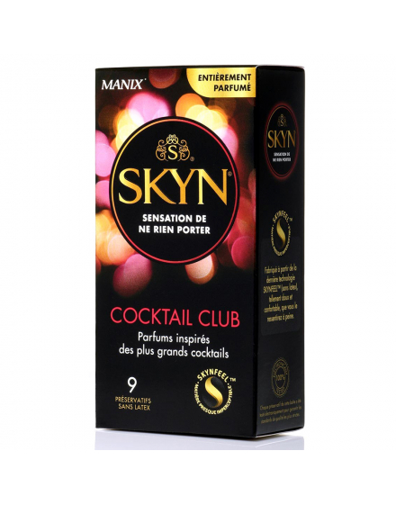 Préservatifs Manix Skyn Cocktail Club (Boîte de 9 préservatifs)