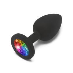 Plug anal Rainbow Jewel S