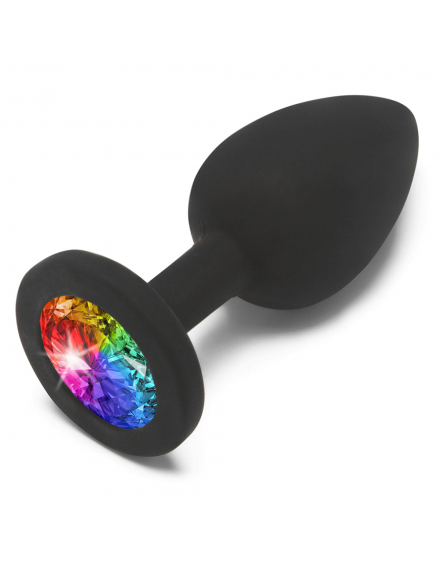 Plug anal Rainbow Jewel L