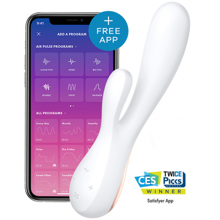 Satisfyer Vibro Satisfyer Mono Flex Blanc