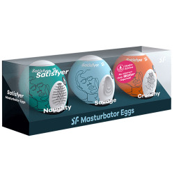 Pack 3 Eggcited Naughty, Savage, Crunchy