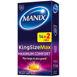 Préservatifs Manix King Size Max 14+2