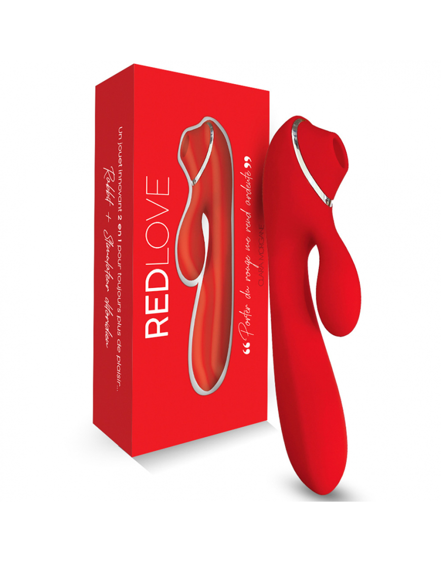 Red Love Clara Morgane - Stimulateur 2 en 1 ⚡️ SENKYS