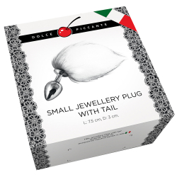 Plug anal Jewellery With Tail - Small
