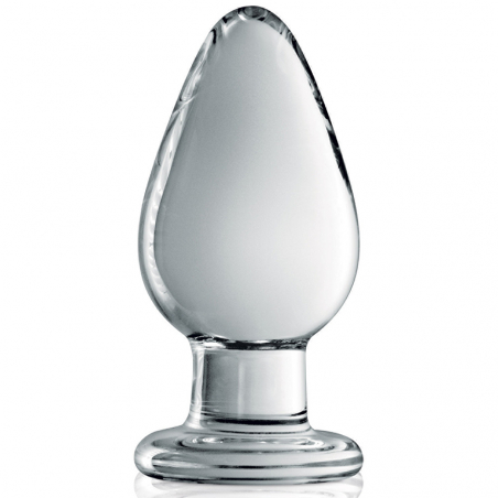 Glossy Toys Plug anal en verre Glossy N°25 Transparent