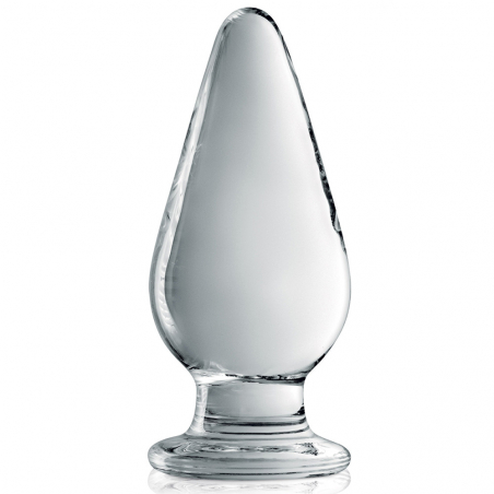 Glossy Toys Plug anal en verre Glossy N°26 Transparent
