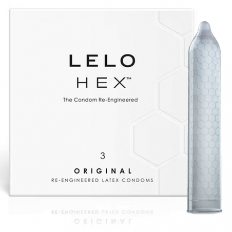 Préservatifs x 3 Lelo Hex Condoms original